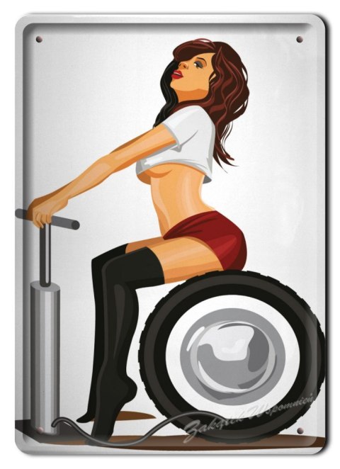 GARAGE METALOWY SZYLD PLAKAT OBRAZEK RETRO #04696