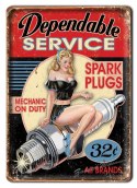 GARAGE METALOWY SZYLD PLAKAT RETRO #02290