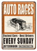 GARAGE METALOWY SZYLD PLAKAT VINTAGE RETRO #00282