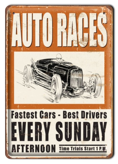 GARAGE METALOWY SZYLD PLAKAT VINTAGE RETRO #00282