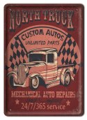 GARAGE METALOWY SZYLD PLAKAT VINTAGE RETRO #09090