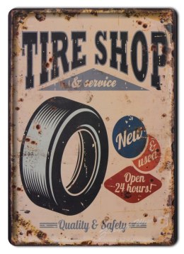 GARAŻ METALOWY SZYLD OBRAZEK VINTAGE RETRO #03079