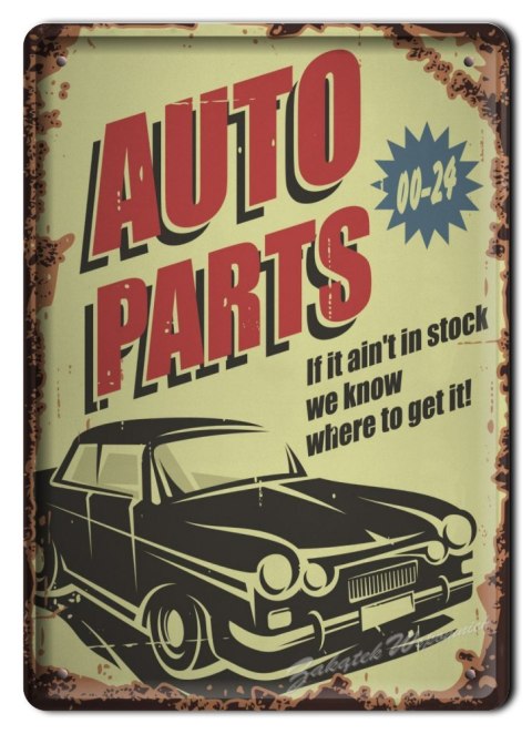 GARAŻ METALOWY SZYLD PLAKAT OBRAZEK RETRO #04639