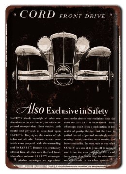 GARAŻ METALOWY SZYLD PLAKAT VINTAGE RETRO #06236