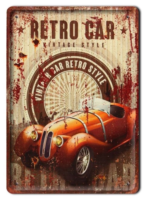 GARAŻ PLAKAT METALOWY SZYLD OBRAZEK RETRO #20327