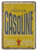 GASOLINE METALOWY SZYLD PLAKAT RETRO #00700