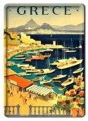 GRECJA PLAKAT METALOWY SZYLD OBRAZEK RETRO #20446