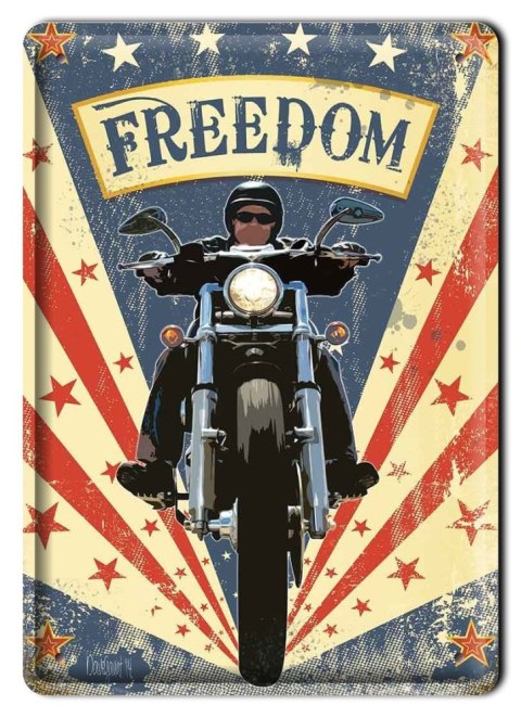 HARLEY METALOWY SZYLD PLAKAT RETRO #00837