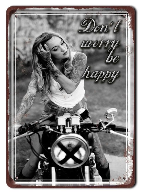HARLEY METALOWY SZYLD PLAKAT RETRO VINTAGE #10260