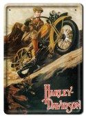 HARLEY METALOWY SZYLD PLAKAT VINTAGE RETRO #03443