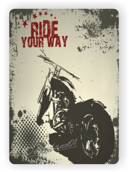 HARLEY METALOWY SZYLD PLAKAT VINTAGE RETRO #03934