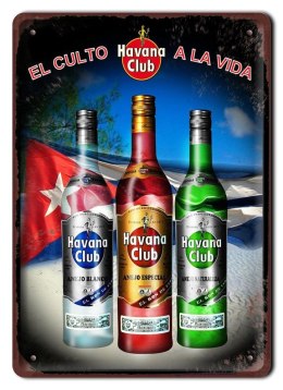 HAVANA CLUB METALOWY SZYLD VINTAGE RETRO #08202