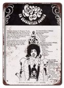 HENDRIX METALOWY SZYLD PLAKAT RETRO VINTAGE #06287