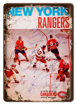 HOKEJ PLAKAT METALOWY SZYLD RETRO VINTAGE #10189