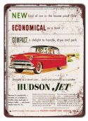 HUDSON JET PLAKAT METALOWY SZYLD RETRO #11080