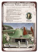 HUDSON PLAKAT METALOWY SZYLD RETRO VINTAGE #11094