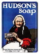 HUDSONS SOAP METALOWY SZYLD PLAKAT RETRO #08738