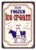 ICE CREAM LODY METALOWY SZYLD OBRAZEK RETRO #02353