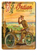 INDIAN HARLEY METALOWY SZYLD OBRAZEK RETRO #02070