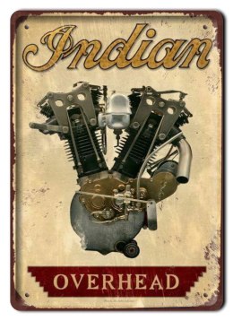 INDIAN HARLEY PLAKAT METALOWY SZYLD RETRO #20032