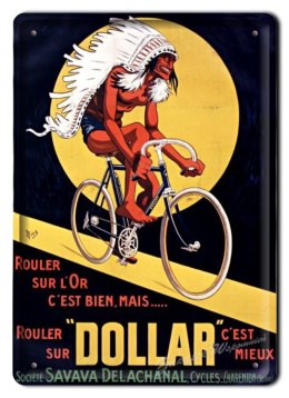 INDIAN METALOWY SZYLD PLAKAT VINTAGE RETRO #02024