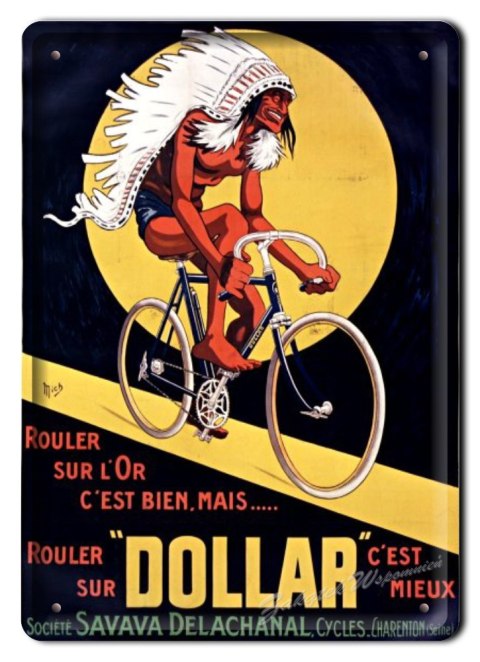 INDIAN METALOWY SZYLD PLAKAT VINTAGE RETRO #02024