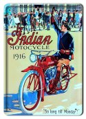 INDIAN METALOWY SZYLD PLAKAT VINTAGE RETRO #08430