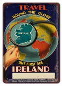 IRLANDIA METALOWY SZYLD PLAKAT VINTAGE RETRO #09551