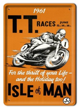 ISLE OF MAN METALOWY SZYLD PLAKAT RETRO #08014