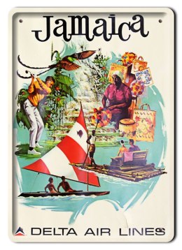 JAMAJKA PLAKAT METALOWY SZYLD OBRAZEK RETRO #20174