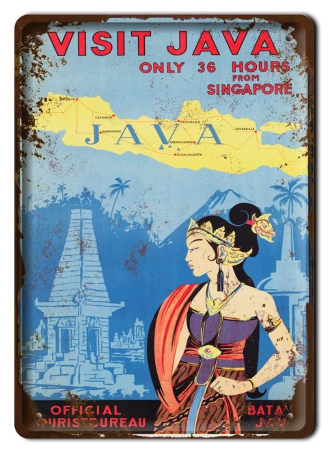 JAWA METALOWY SZYLD PLAKAT RETRO VINTAGE #10921
