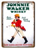 JOHNNIE WALKER WHISKEY METALOWY SZYLD PLAKAT #07406