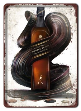 JOHNNIE WALKER WHISKEY METALOWY SZYLD PLAKAT #08355