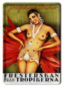 JOSEPHINE BAKER METALOWY SZYLD PLAKAT RETRO #01851