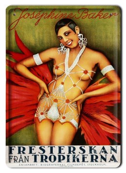 JOSEPHINE BAKER METALOWY SZYLD PLAKAT RETRO #01851