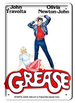 JPHN TRAVOLTA METALOWY SZYLD PLAKAT RETRO #08737
