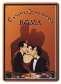 KASYNO ROMA RZYM METALOWY SZYLD RETRO #01700
