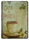 KAWA COFFEE METALOWY SZYLD PLAKAT VINTAGE #01059