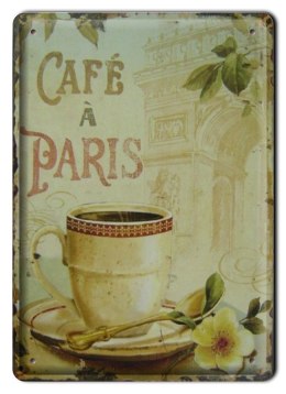 KAWA COFFEE METALOWY SZYLD PLAKAT VINTAGE #01059