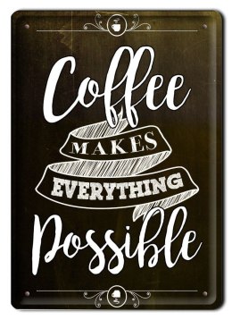KAWA COFFEE METALOWY SZYLD VINTAGE RETRO #07491