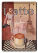 KAWA METALOWY SZYLD PLAKAT OBRAZEK VINTAGE #02410