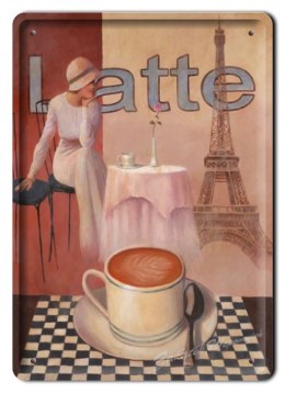 KAWA METALOWY SZYLD PLAKAT OBRAZEK VINTAGE #02410