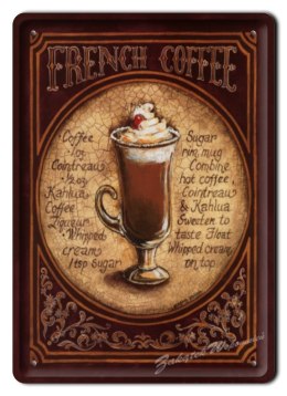 KAWA METALOWY SZYLD PLAKAT OBRAZEK VINTAGE #02681