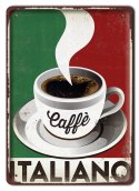 KAWA METALOWY SZYLD PLAKAT RETRO VINTAGE #07962