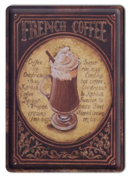 KAWA METALOWY SZYLD PLAKAT VINTAGE RETRO #00714