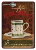 KAWA PLAKAT METALOWY SZYLD OBRAZEK RETRO #20270