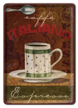KAWA PLAKAT METALOWY SZYLD OBRAZEK RETRO #20270