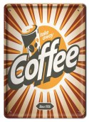 KAWA PLAKAT METALOWY SZYLD RETRO VINTAGE #10998