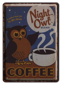 KAWA PLAKAT METALOWY SZYLD VINTAGE RETRO #00704