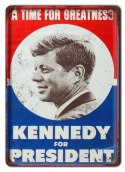 KENNEDY METALOWY SZYLD VINTAGE RETRO #05411
